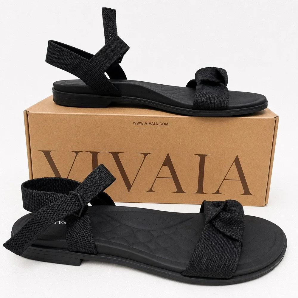 VIVAIA Paloma Black Sandals | EU 43 / US 11
